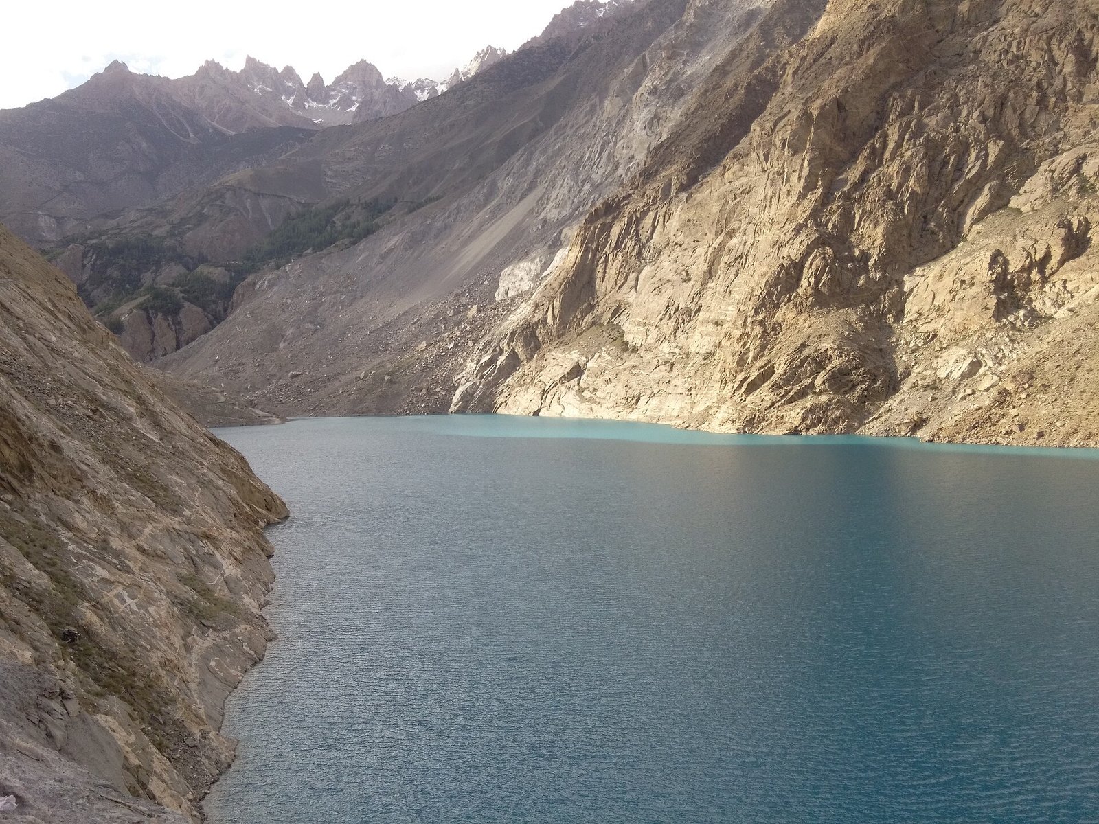Attabad Lake seen from the Karakoram Highway