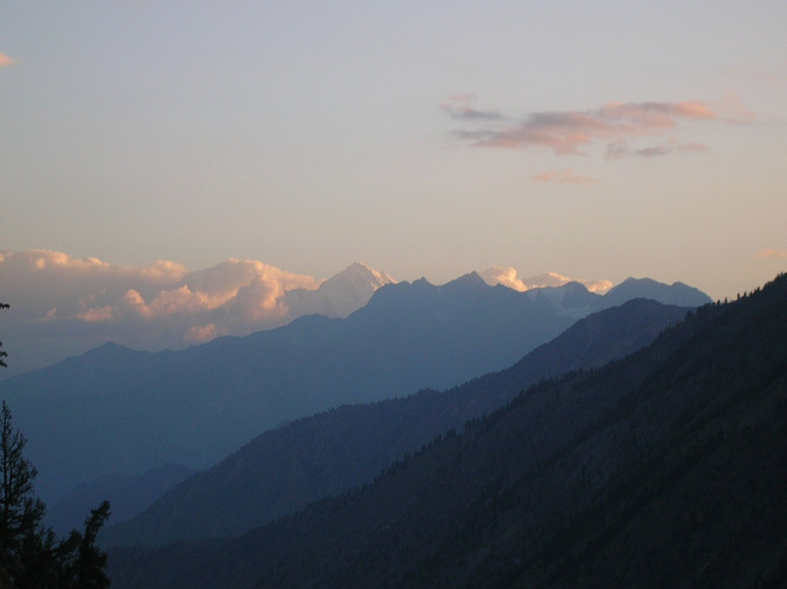 Haramosh peak, the mountain above Haramosh Valley, seen from Nanga Parbat