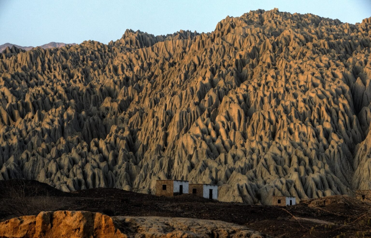 Coastal landscape of Hingol National Park on the Makran Coastal Highway, Balochistan, Pakistan