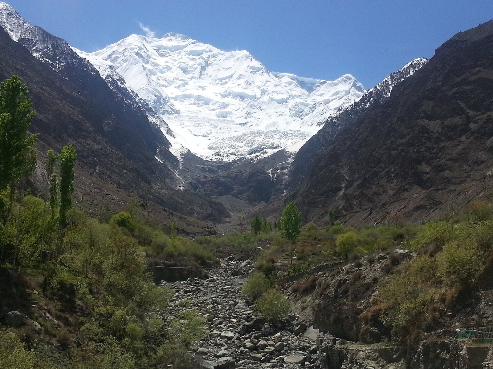The Rakaposhi viewpoint, a classic tea stop on a Karakoram Highway road trip