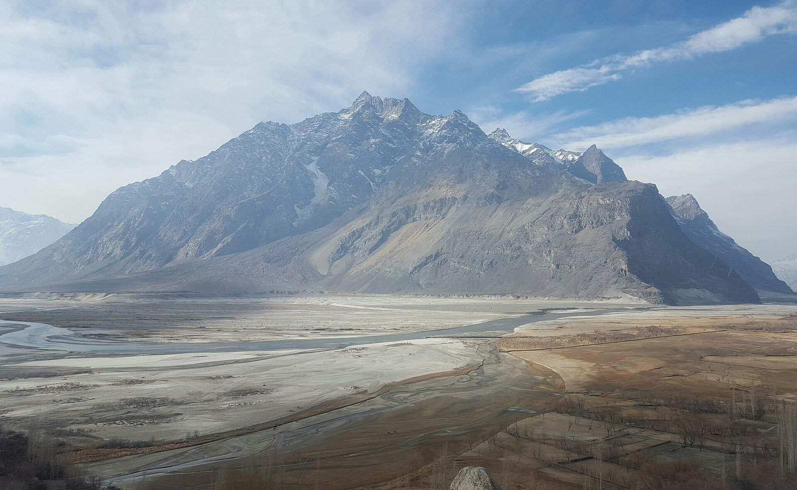 Shigar Valley and its mountains near Skardu, Baltistan