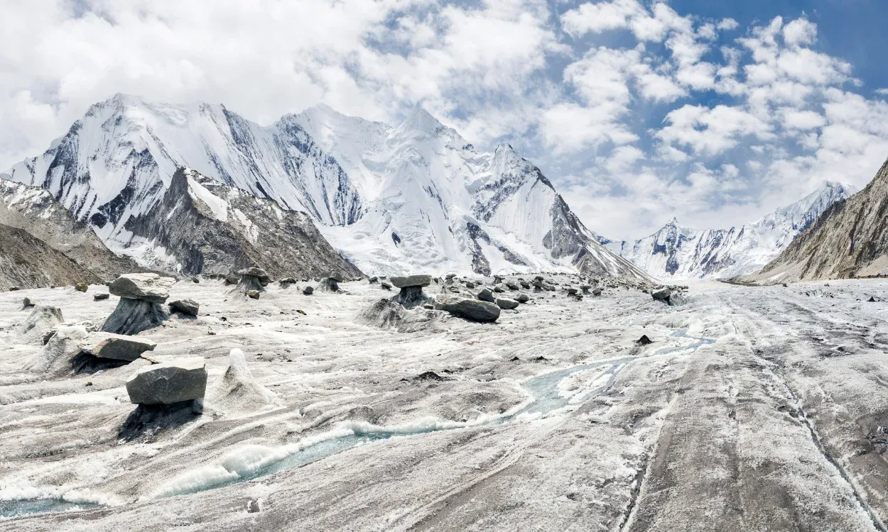 Karakoram giants seen from the Gondogoro La Trek