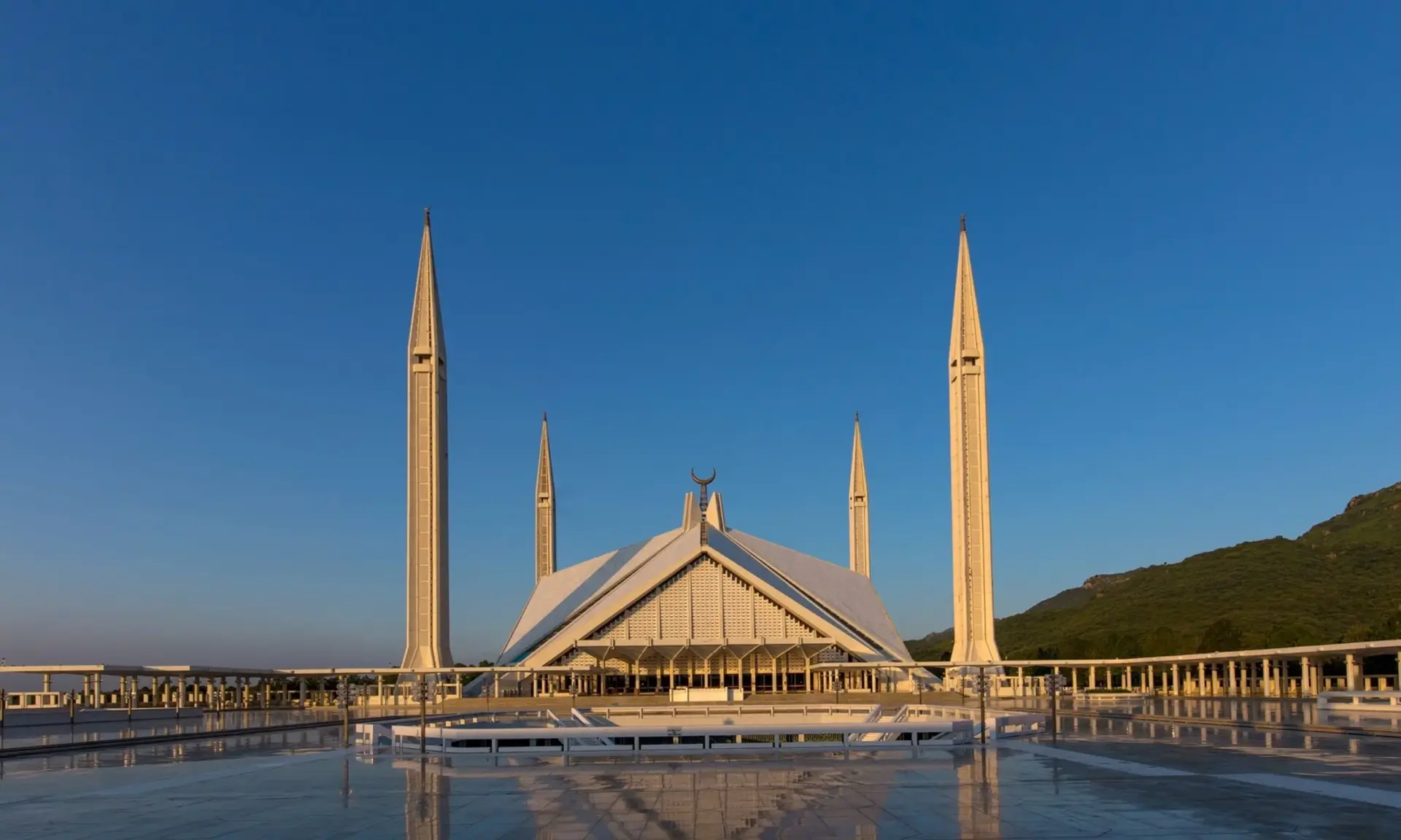 Faisal Mosque in Islamabad, Pakistan