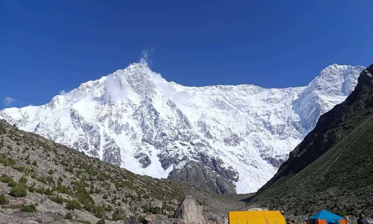 The Rupal Face of Nanga Parbat on the Nanga Parbat Rupal Face Trek