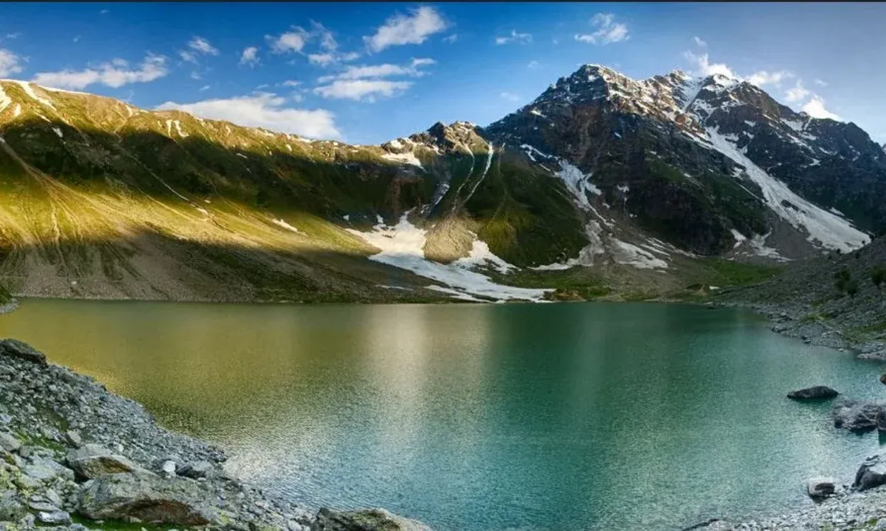 Turquoise Rama Lake on the Rama Meadows and Rama Lake Trek