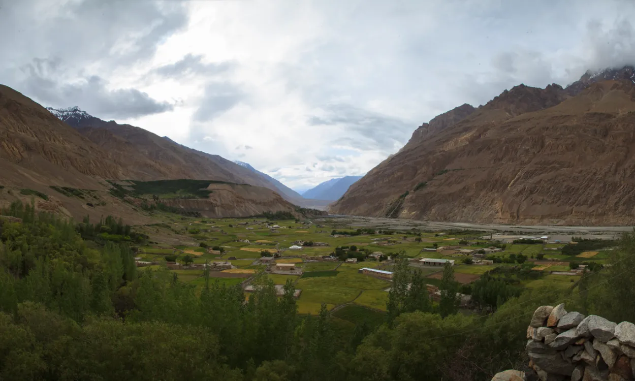 A remote mountain village in the Shimshal Valley, Gilgit-Baltistan, Pakistan